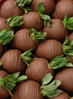 Aisha Box — Belgian milk chocolate dipped strawberries gift box Dubai same-day delivery