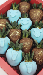 Baby Boy Royale — newborn baby boy blue chocolate strawberry gift box Dubai UAE