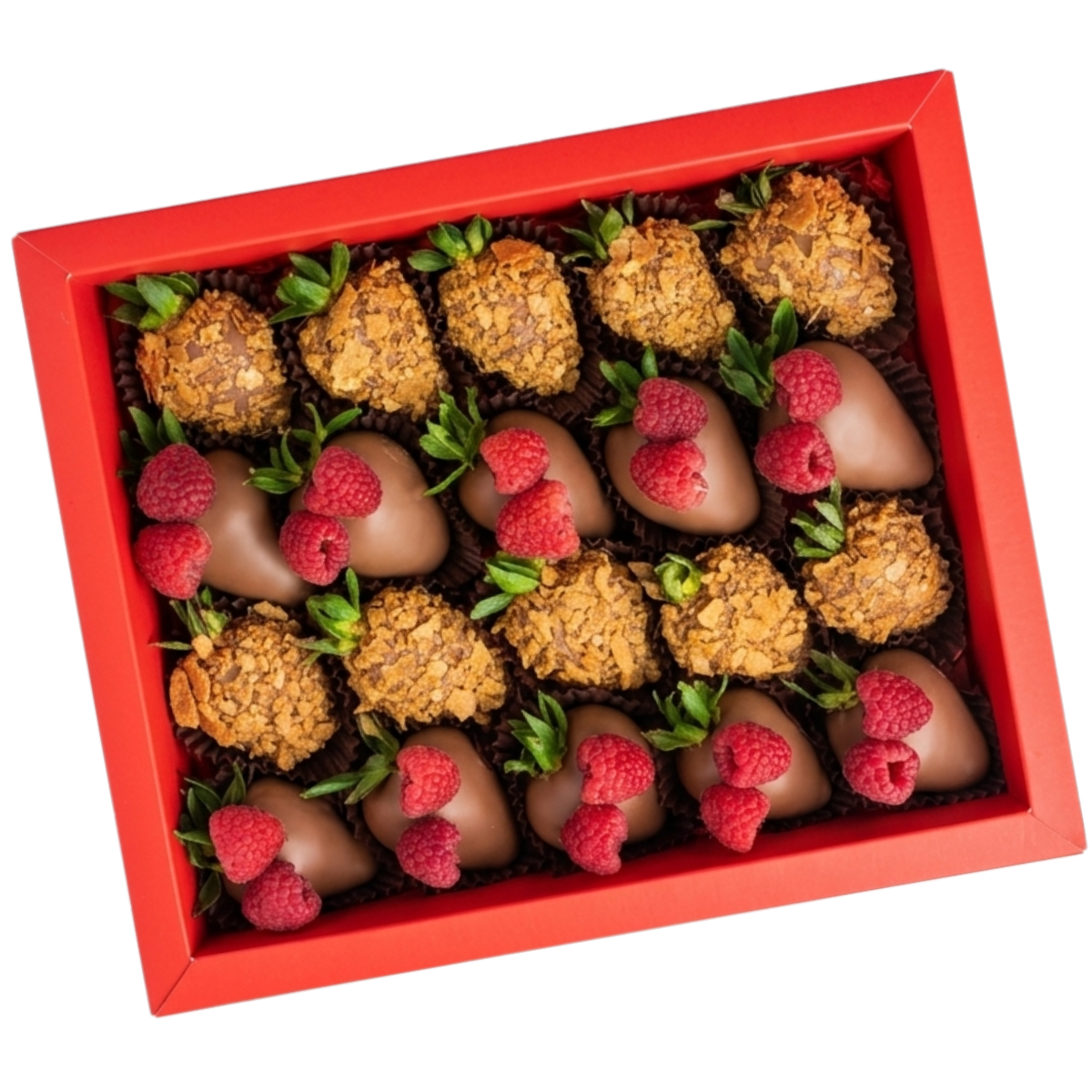 Deena Box — premium luxury Belgian chocolate strawberry gift box Dubai UAE