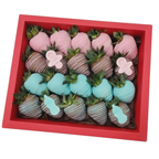 Gender Reveal Box — chocolate strawberry gender reveal gift box Dubai baby shower