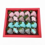 Gender Reveal Box — chocolate strawberry gender reveal gift box Dubai baby shower