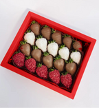 Jamila Box — beautifully decorated Belgian chocolate strawberry gift box Dubai
