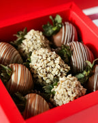 Lina Box — charming Belgian chocolate dipped strawberry gift box Dubai UAE delivery
