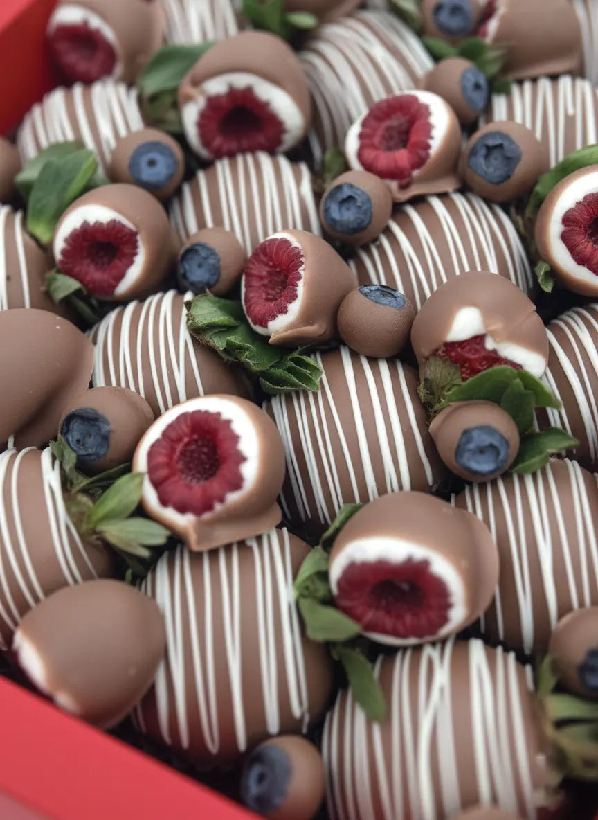 Mira Box — luxury Belgian chocolate dipped strawberry gift box Dubai UAE delivery