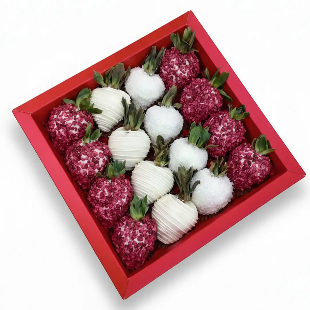 Maryam Box — heartfelt Belgian chocolate strawberry gift box Dubai same-day delivery