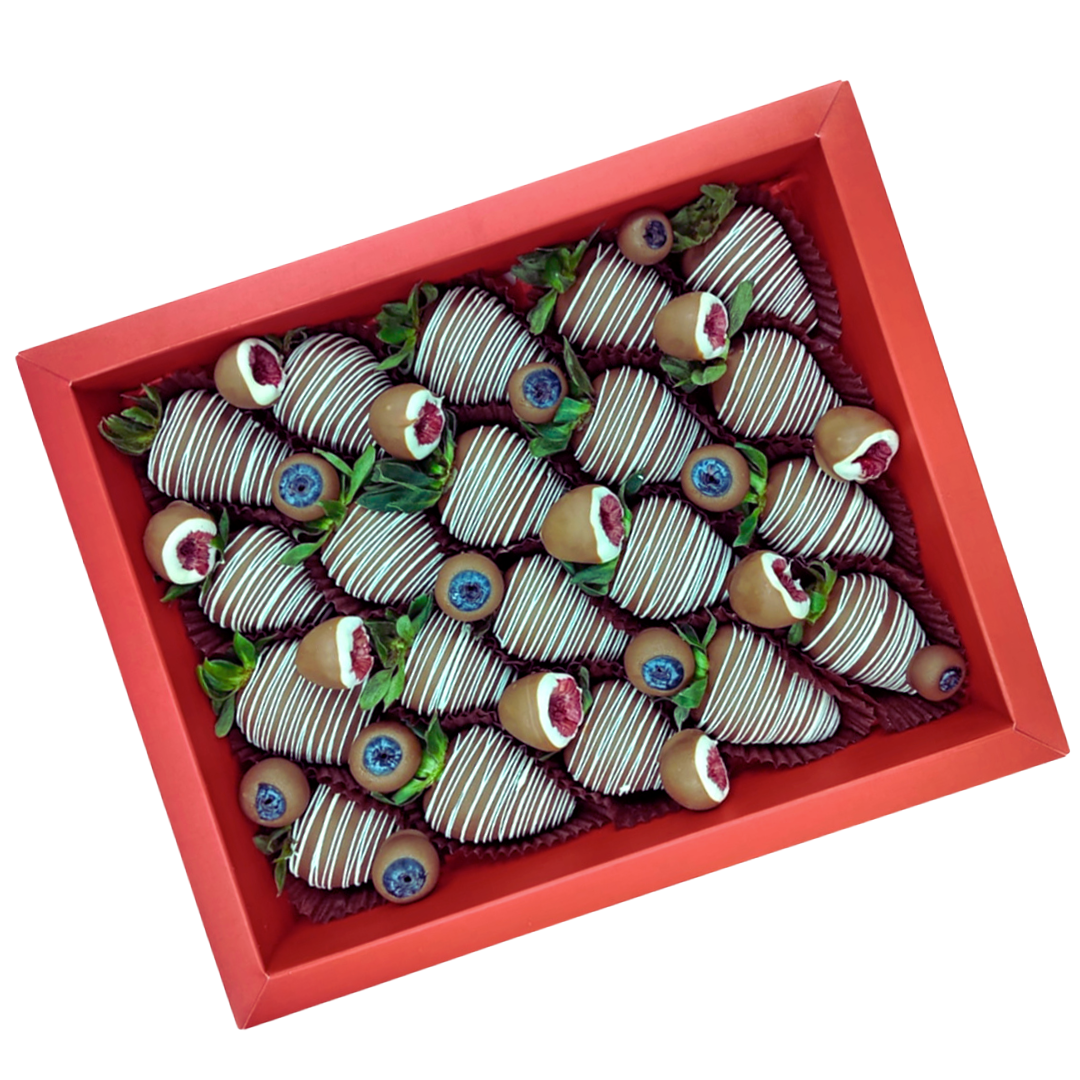 Mira Box — luxury Belgian chocolate dipped strawberry gift box Dubai UAE delivery