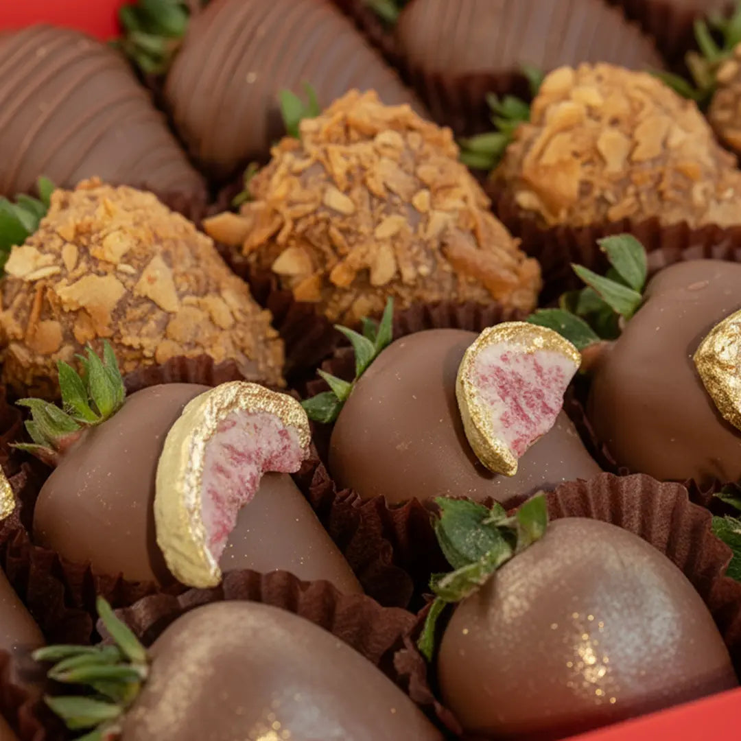 Zaynab Box — elegant Belgian chocolate dipped strawberry gift box Dubai UAE delivery